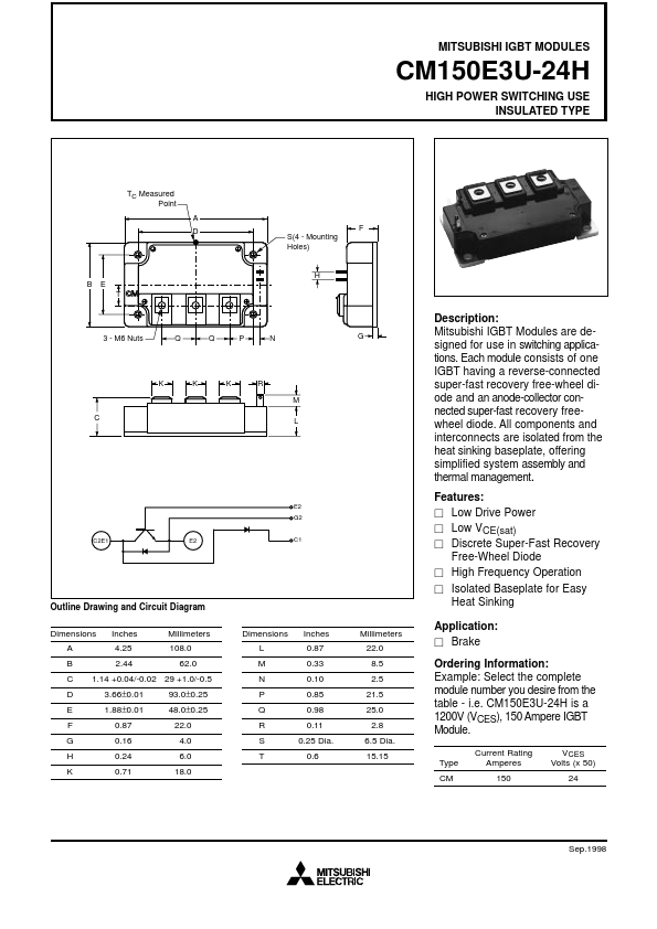 CM150E3U-24H