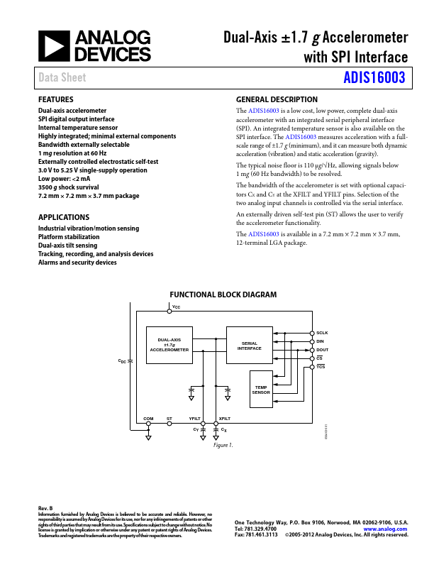 ADIS16003