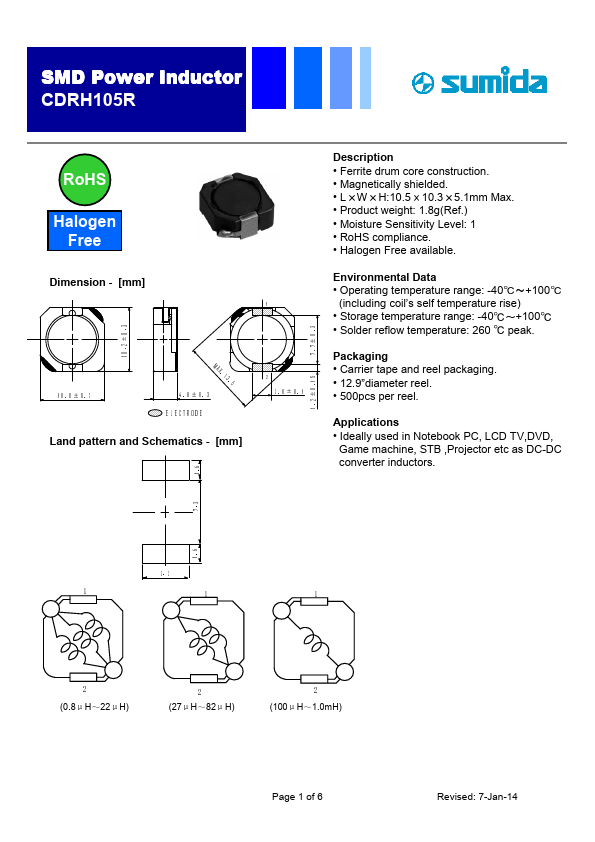 CDRH105RNP-270NC