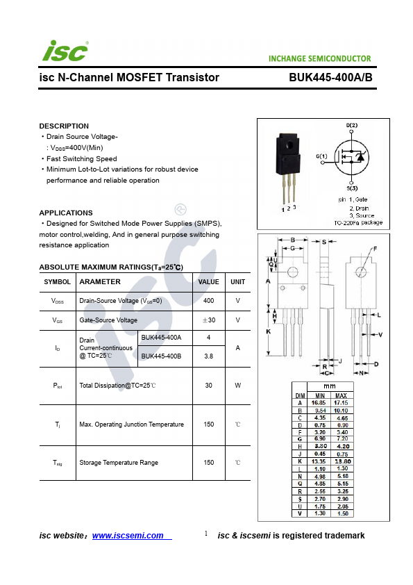 BUK445-400B