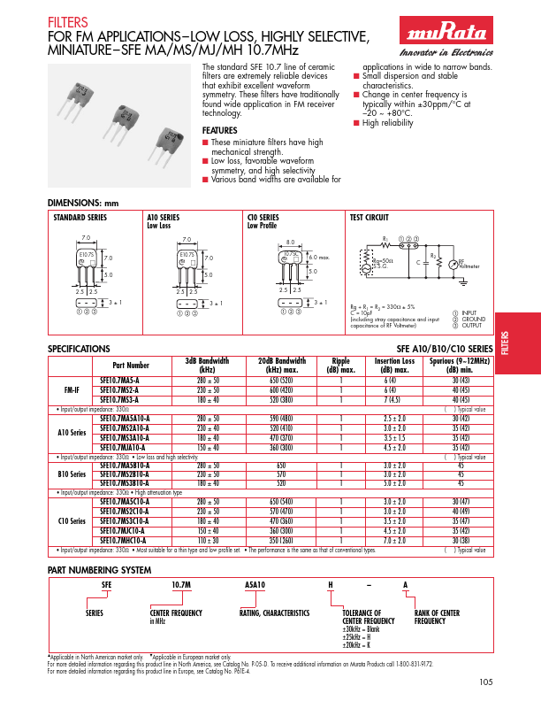 SFE10.7MJC10-A