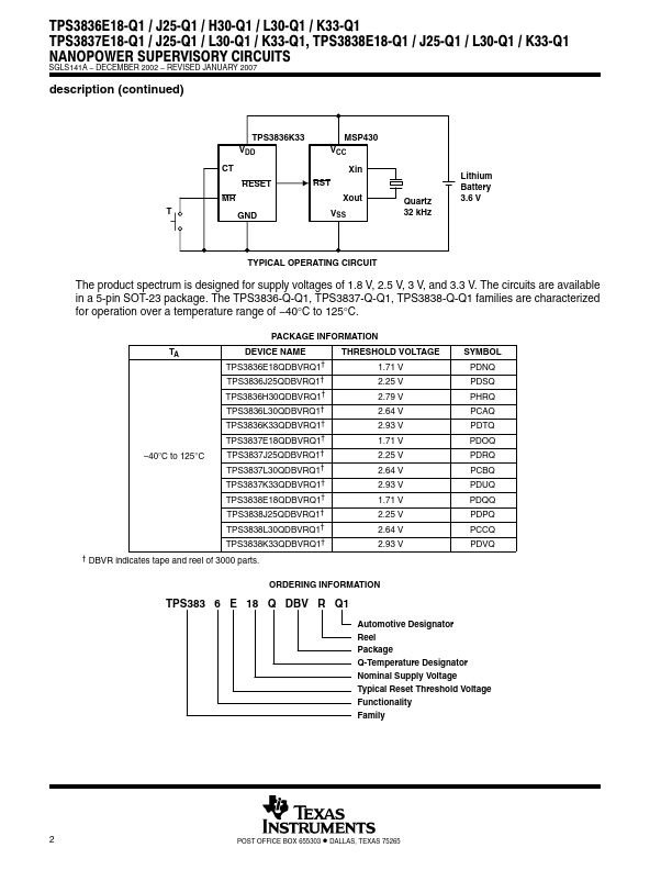 TPS3837J25-Q1