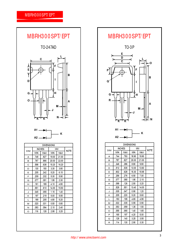 MBRH300SPT