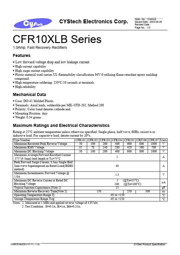 CFR10XLB