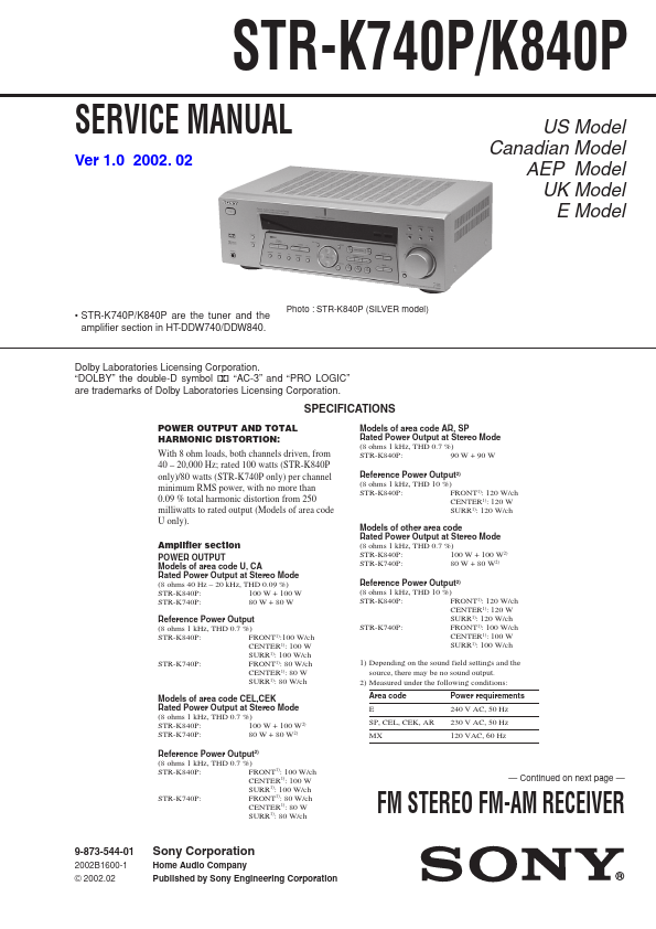 STR-K840P