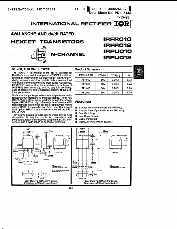 IRFU010