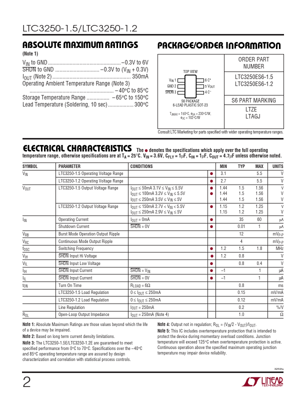 LTC3250-1.2