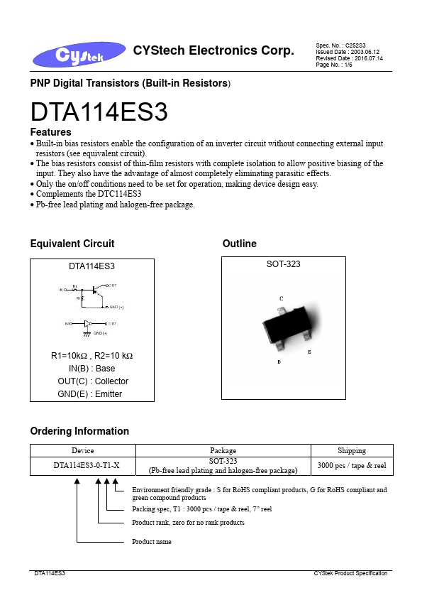 DTA114ES3