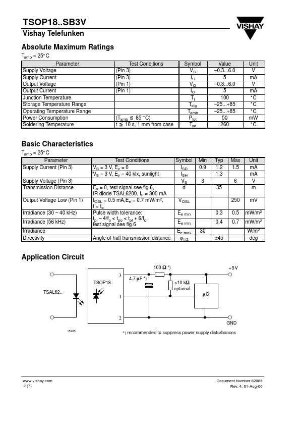 TSOP1833SB3V