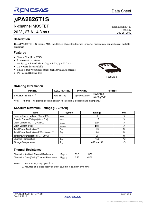 UPA2826T1S