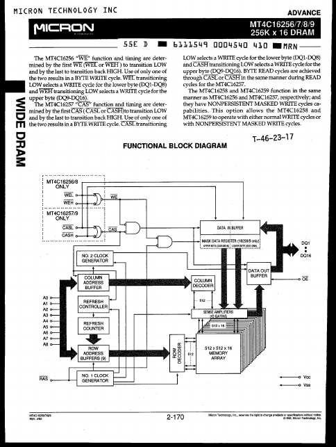 MT4C16256