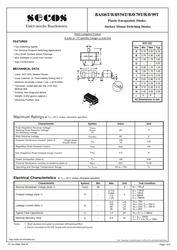 BAV70T