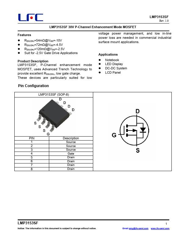 LMP3153SF Datasheet Preview