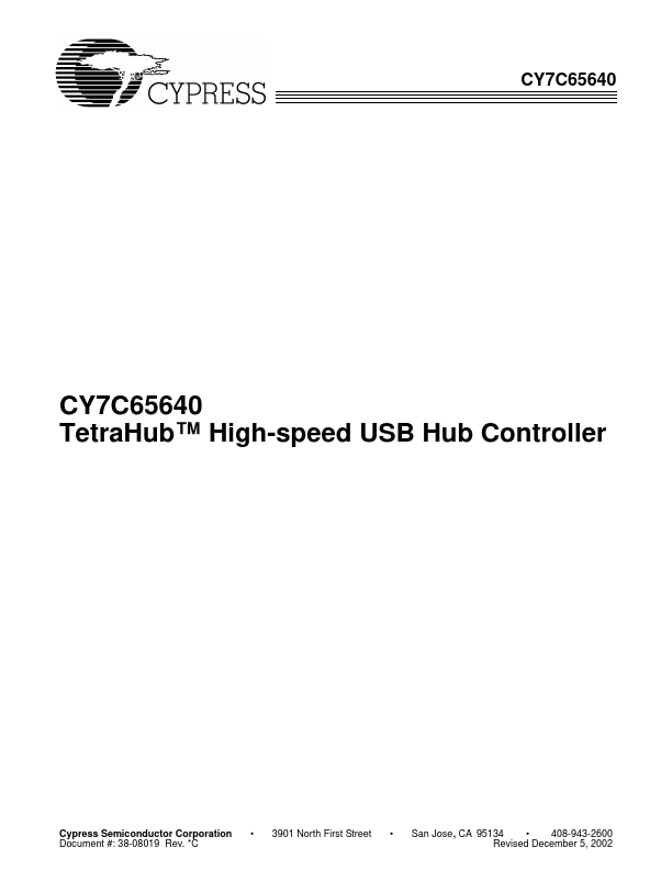 CY7C65640