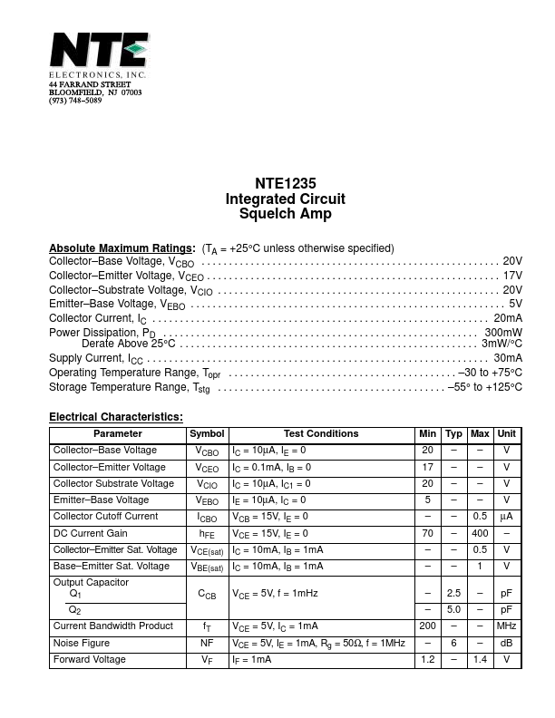 NTE1235