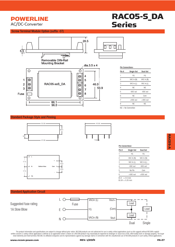 RAC05-15SA