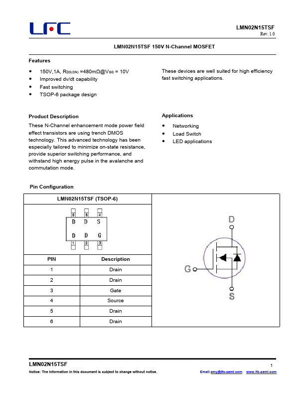 LMN02N15TSF Datasheet Preview