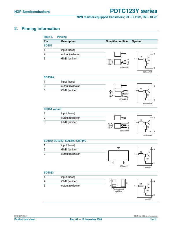 PDTC123Y