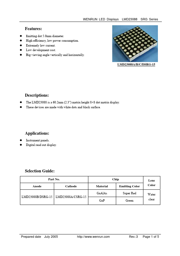 LMD23088DSRG-15