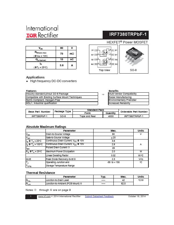 IRF7380TRPBF-1