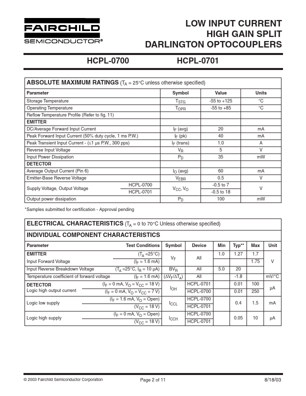 HCPL-0700