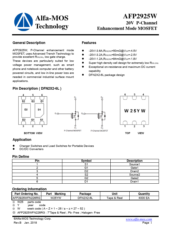 AFP2925W