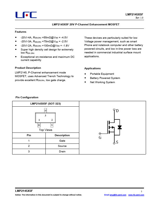 LMP2145X5F Datasheet Preview