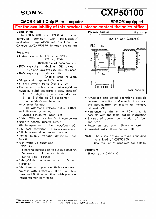 CXP50116