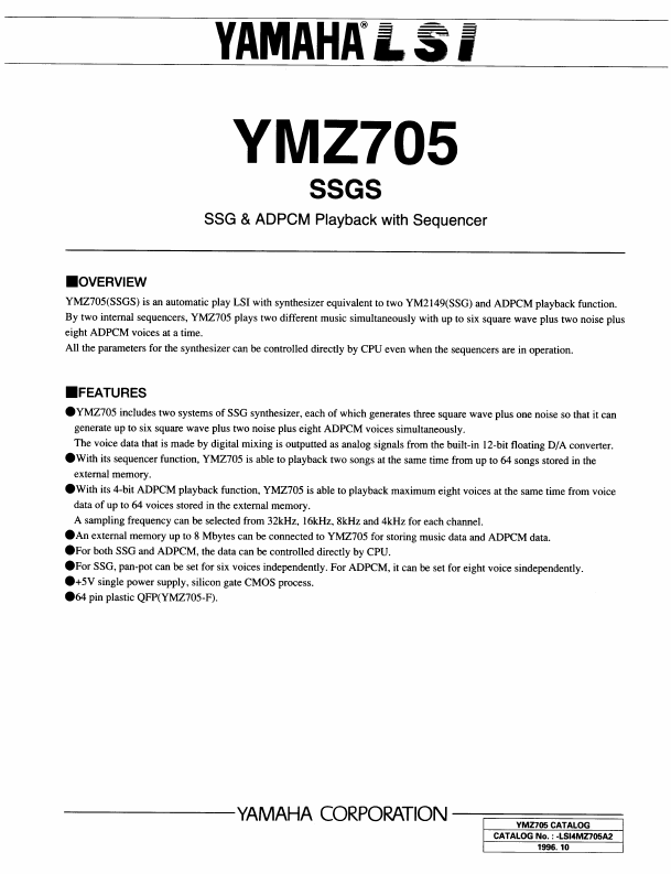 YMZ705