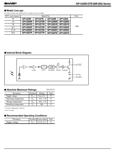 GP1U26R