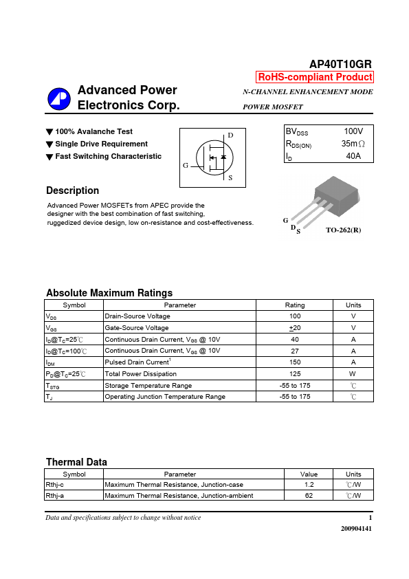 AP40T10GR