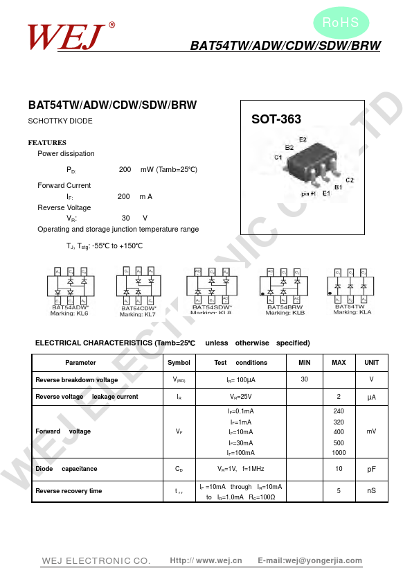 BAT54ADW