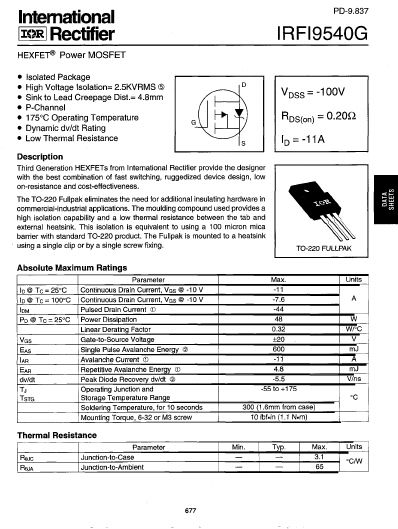 IRFI9540G