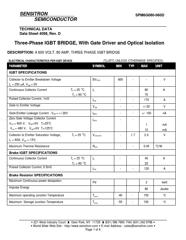 SPM6G080-060D