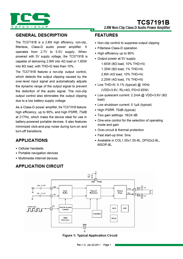 TCS7191B