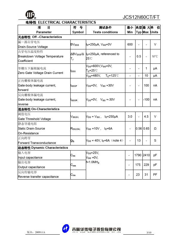 JCS12N60CT