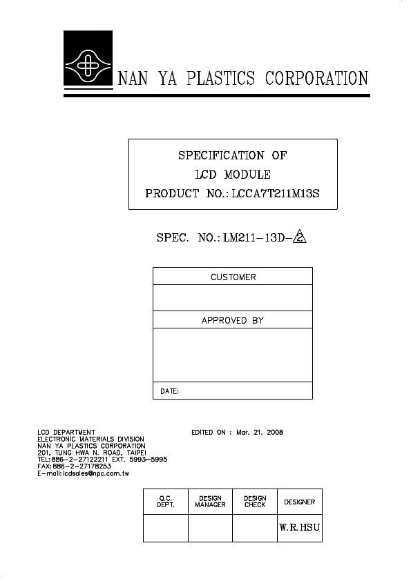 LCCA7T211M13S