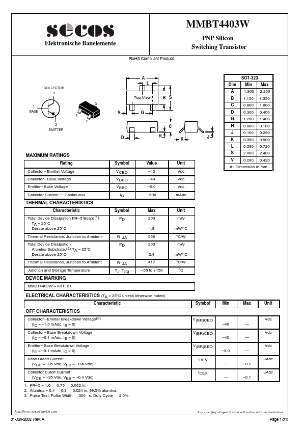 MMBT4403W