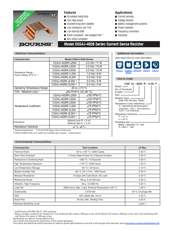 CSS4J-4026 Datasheet Preview
