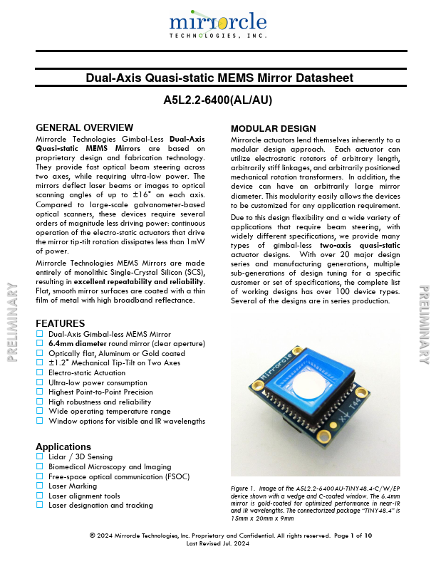 A5L2.2-6400 Datasheet Preview