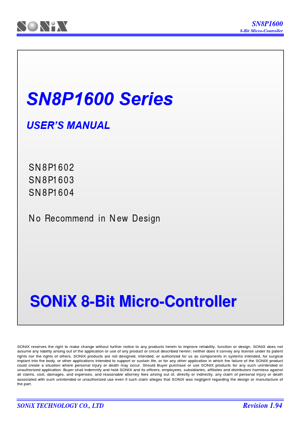 SN8P1600