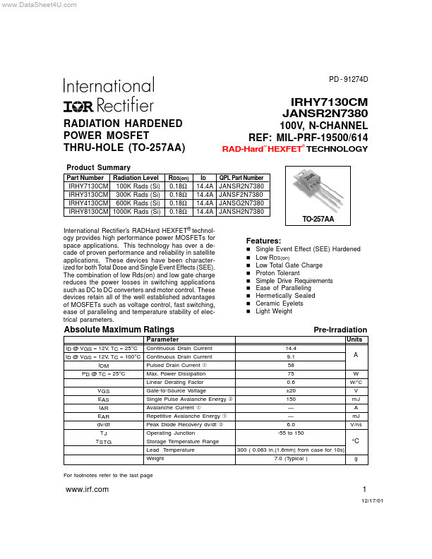 IRHY7130CM