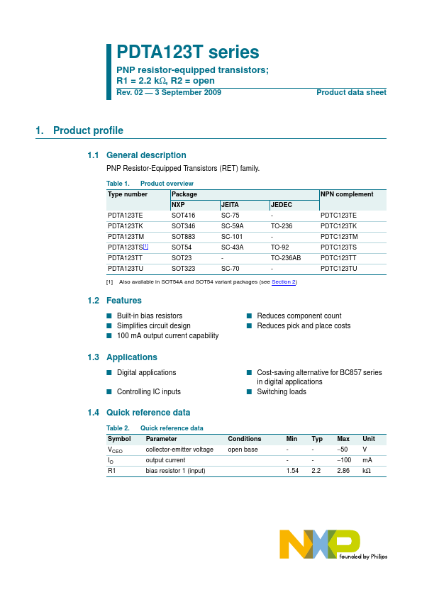 PDTA123T