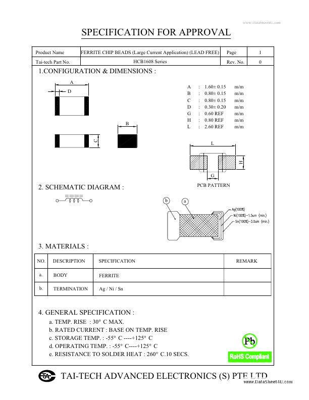 HCB1608KF-601T10