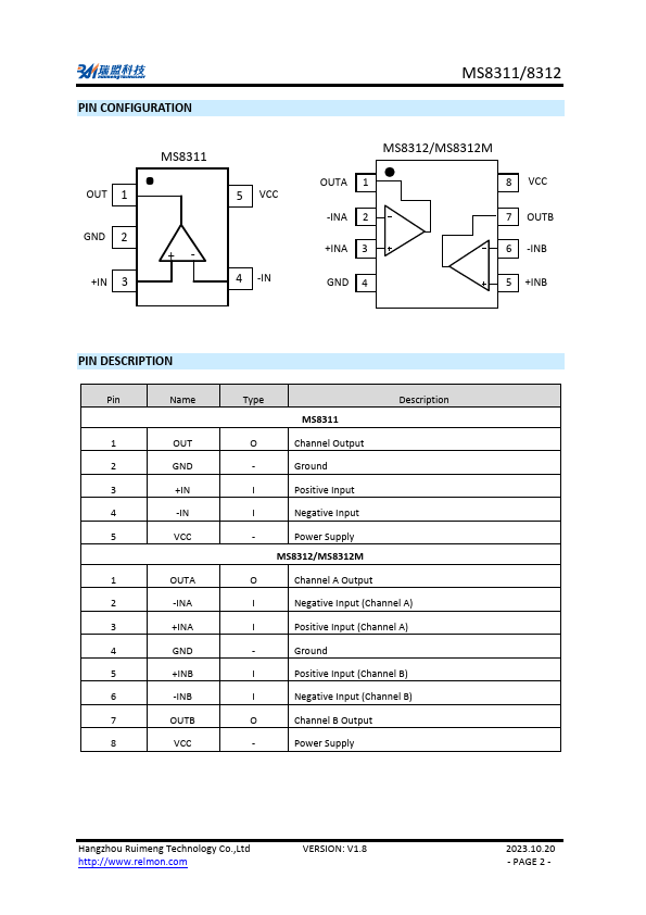 datasheet Preview Page 2