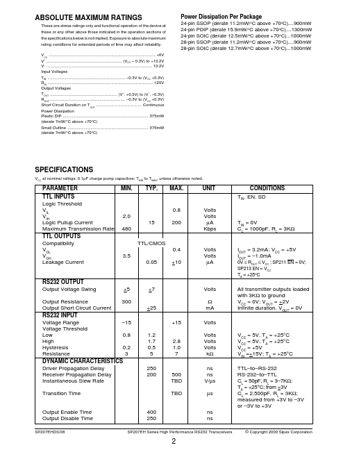 SP213EH