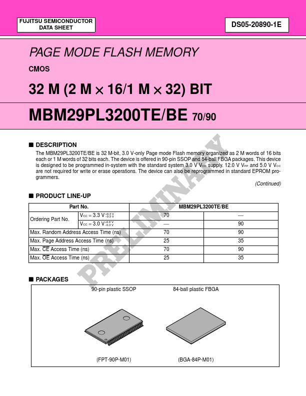 MBM29PL3200TE