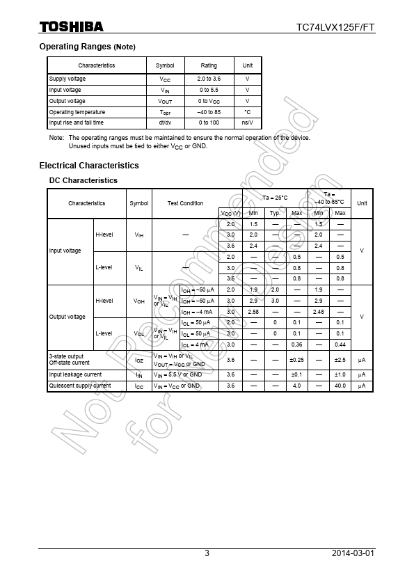 TC74LVX125F