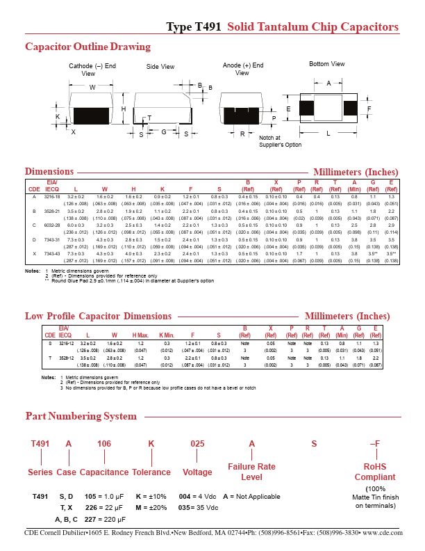 T491C226K006AS-F