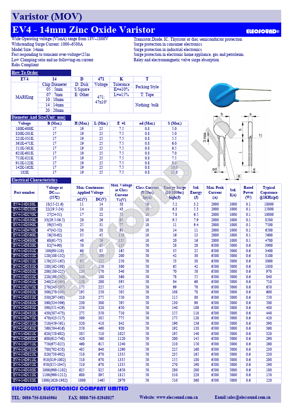 EV4-14D182K